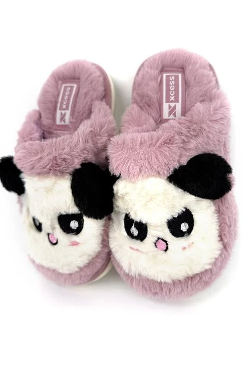 Детски пантофи с апликация  за момичета 30,32,34 номер