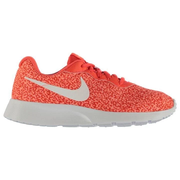 Nike Tanjun Print Sports Lifestyle Trainers Ladies-CrmsRed/CrmsRed