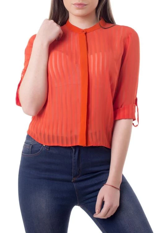 Дамска риза с дълъг ръкав