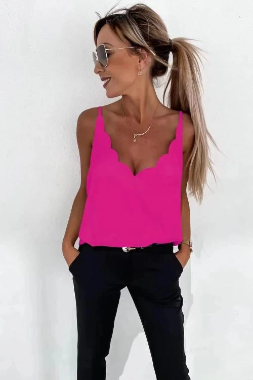 Γυναικείο τοπ με λεπτές τιράντες