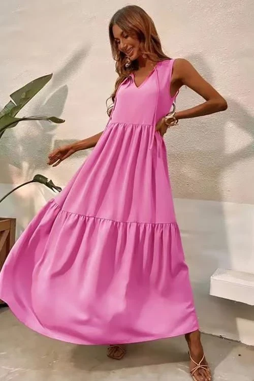 Дамска рокля с къс ръкав