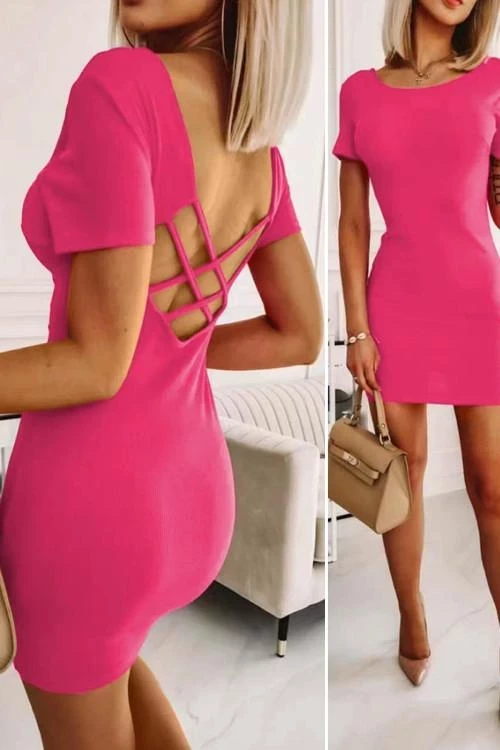 Rövid ujjú női ruha