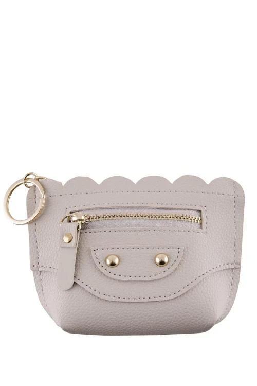 Παιδικό  δερμάτινο πορτοφόλι με φερμουάρ για κορίτσια