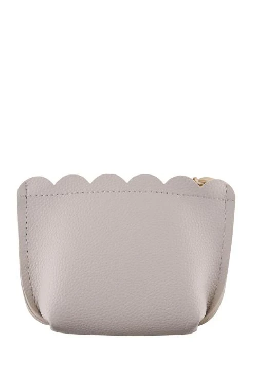 Παιδικό  δερμάτινο πορτοφόλι με φερμουάρ για κορίτσια