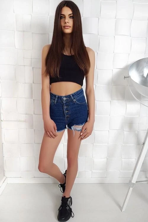 Pantaloni scurt de juniori pentru fete