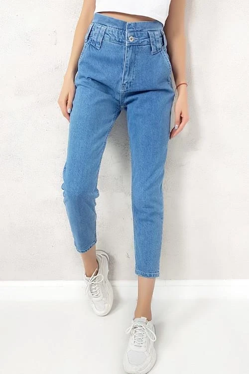 Dámske džínsy s vysokým pásom