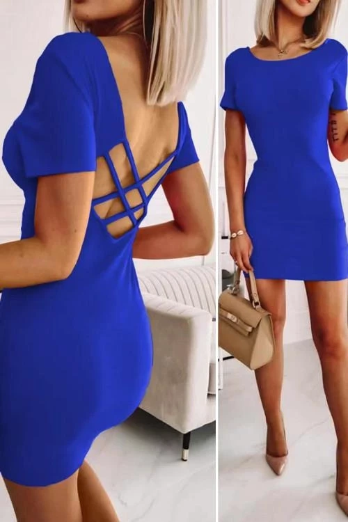 Rövid ujjú női ruha