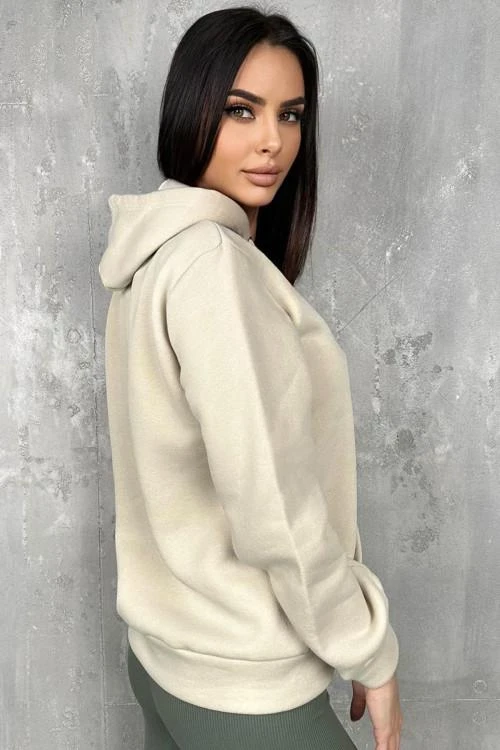 Дамско спортно горнище с качулка