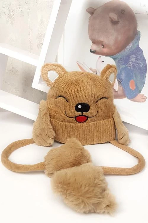 Детска зимна шапка за момичета 