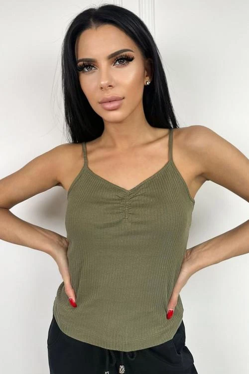 Ženski top sa tankim naramenicama