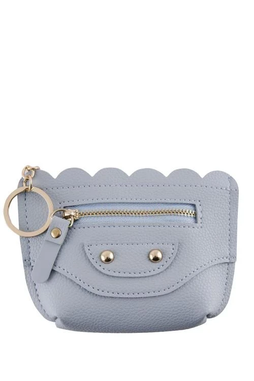 Παιδικό  δερμάτινο πορτοφόλι με φερμουάρ για κορίτσια