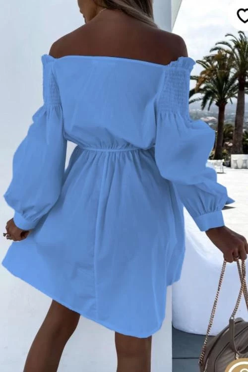 Rochie de dama cu maneci lungi