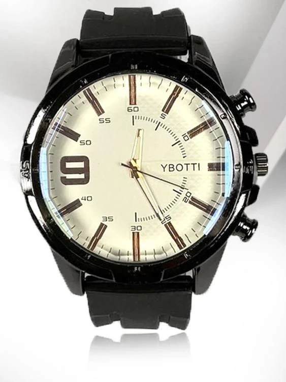 Ανδρικό ρολόι με λουράκι σιλικόνης