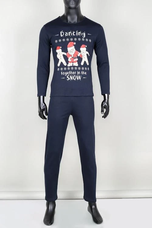 Мъжка пижама с щампа