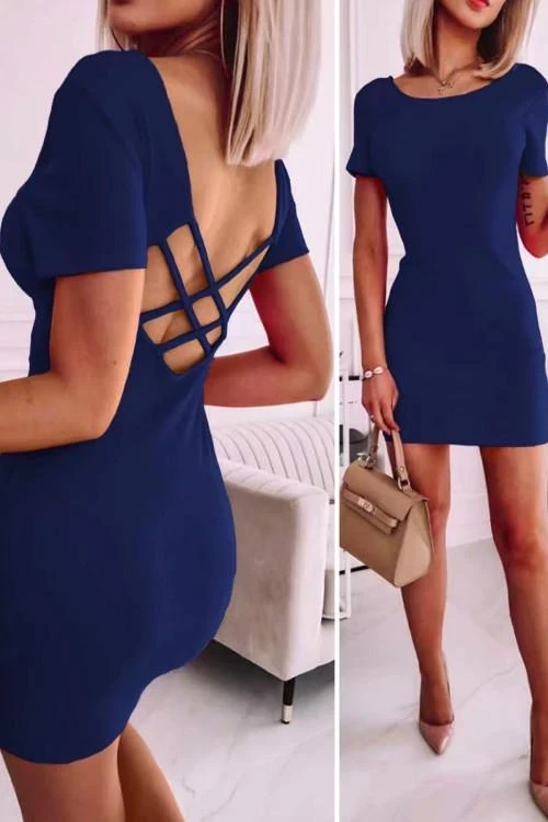 Rövid ujjú női ruha