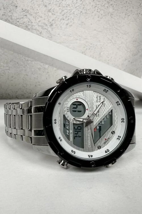 Мъжки часовник с метална верижка