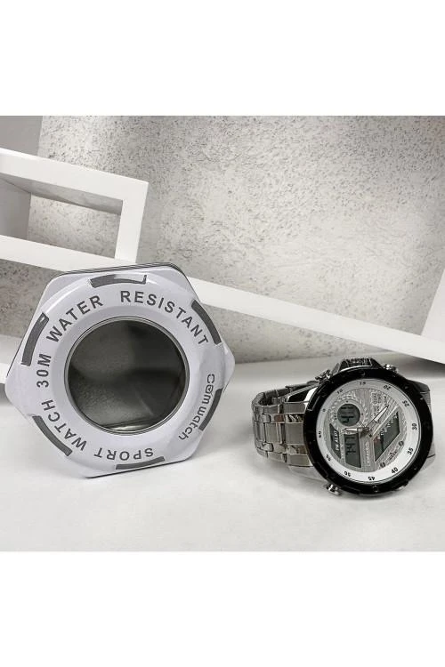 Мъжки часовник с метална верижка