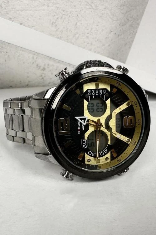 Мъжки часовник с метална верижка