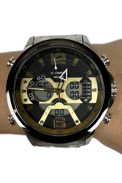 Мъжки часовник с метална верижка