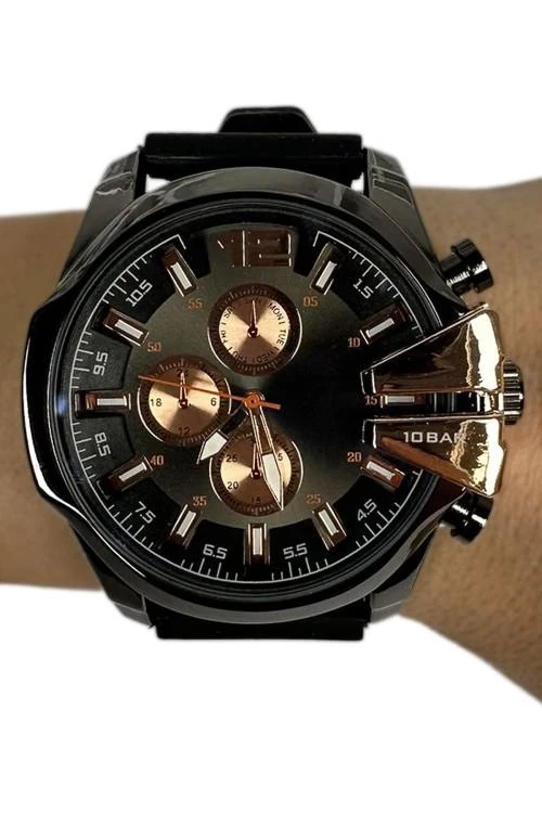 Мъжки часовник със силиконова каишка