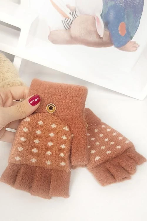 Детски ръкавици за момичета от 8 до 12г