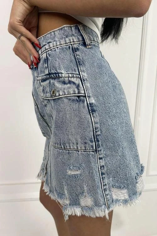 Dámska džínsová sukňa