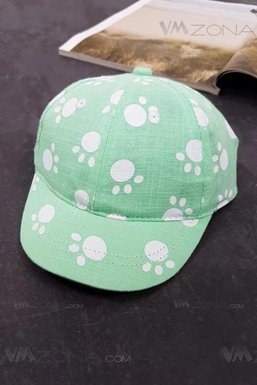 Детска шапка за момичета от 6 до 12 месеца