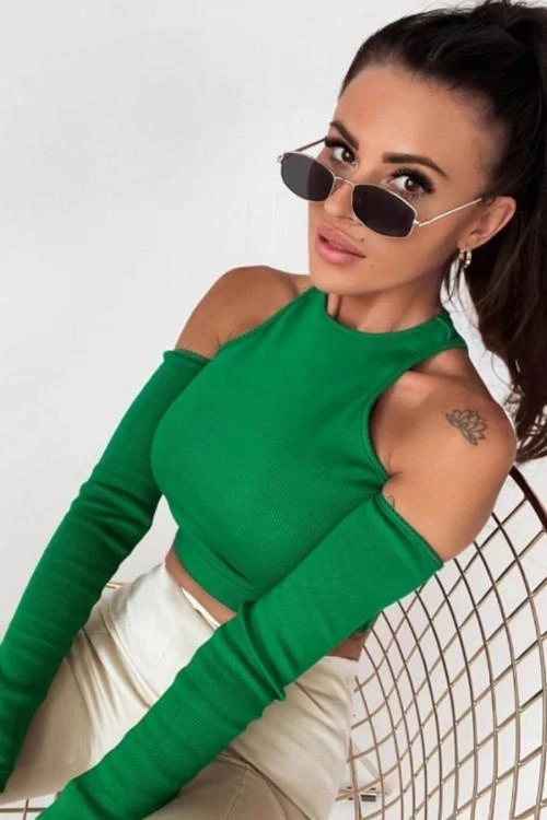 Дамска блуза с дълъг ръкав