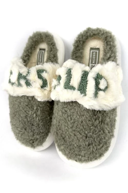 Дамски пантофи с надпис