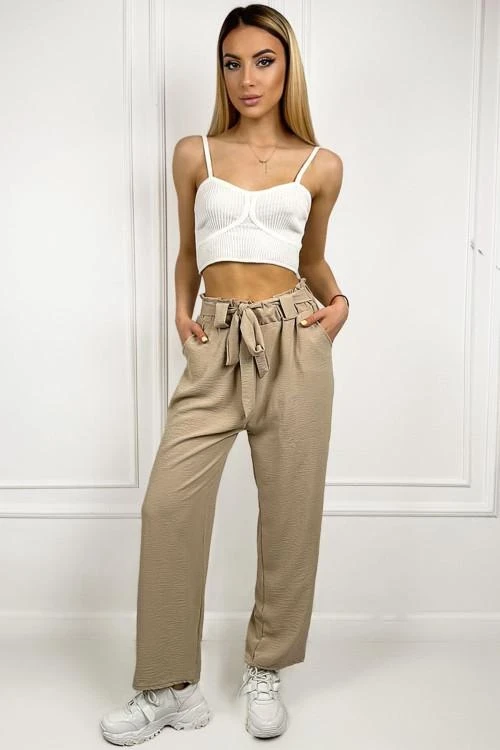 Дамски панталон с колан