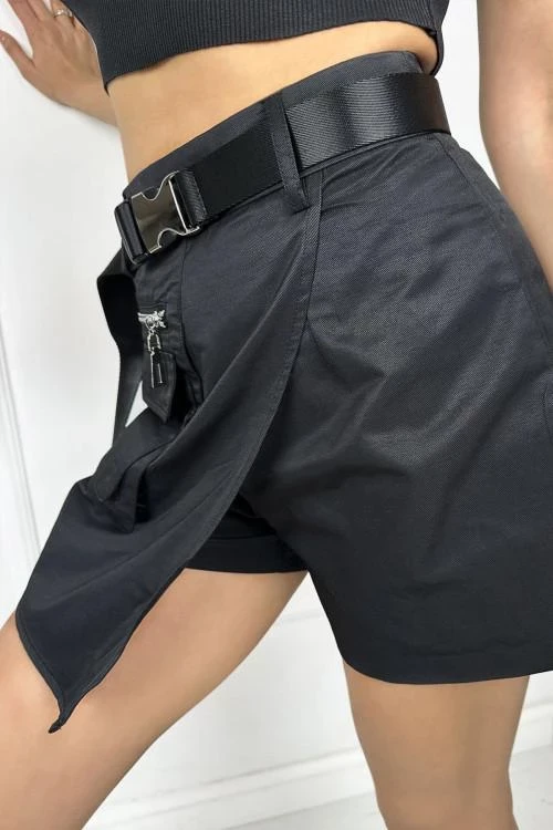 Ženske kratke hlače s vanjskim džepom