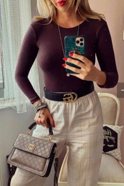 Дамска блуза с дълъг ръкав