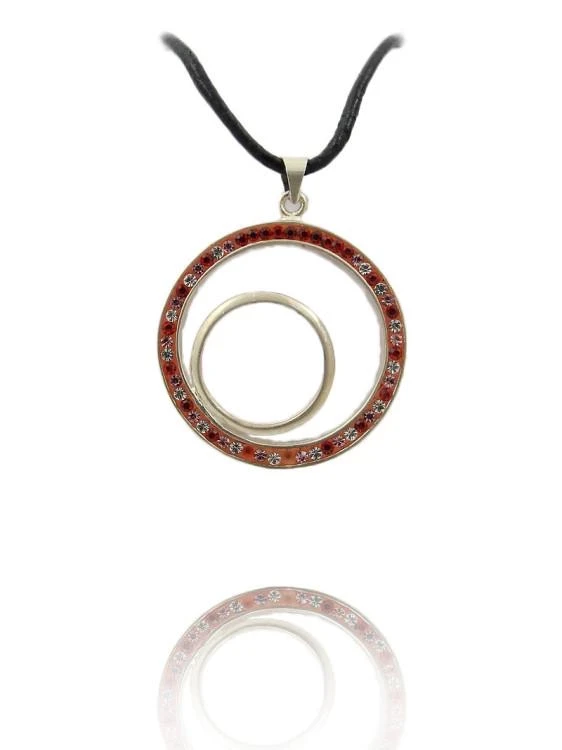 сребърно колие