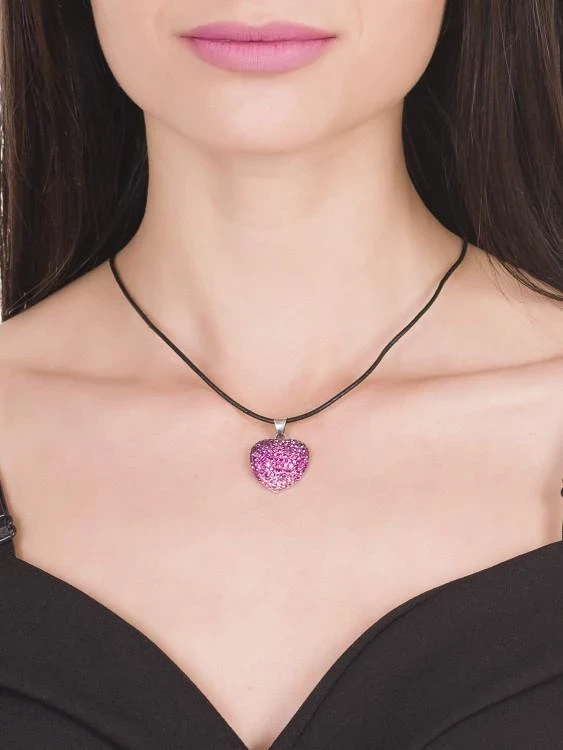 сребърно колие