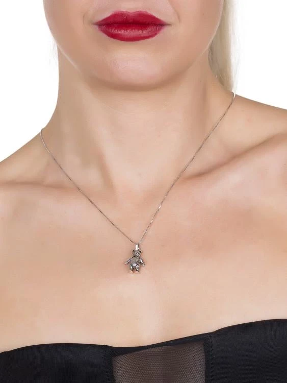 Дамско колие с висулка мече