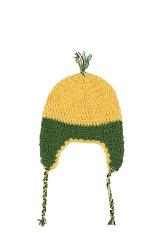 Детска ръчно плетена шапка за момчета от 1 до 3 години