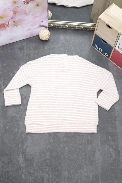 Детска блуза с дълъг ръкав за момичета от 6 месеца до 1,5 години