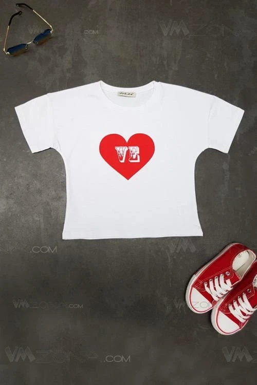 Bluza  cu maneca scurta pentru fete de la 4 la 6 de ani