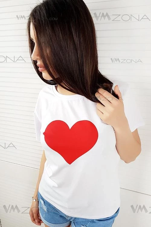 Дамска блуза с къс ръкав