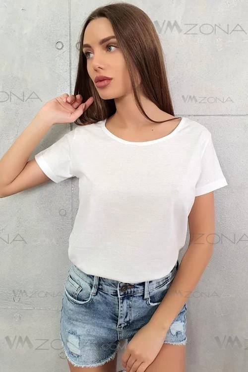 Rövid ujjú női blúz