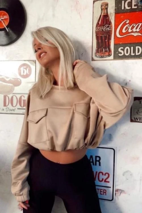 Dámska krátka blúzka