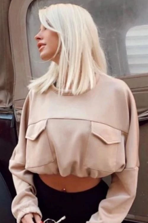 Dámska krátka blúzka