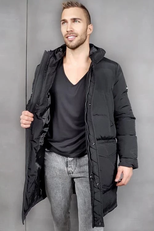 Мъжко яке с качулка