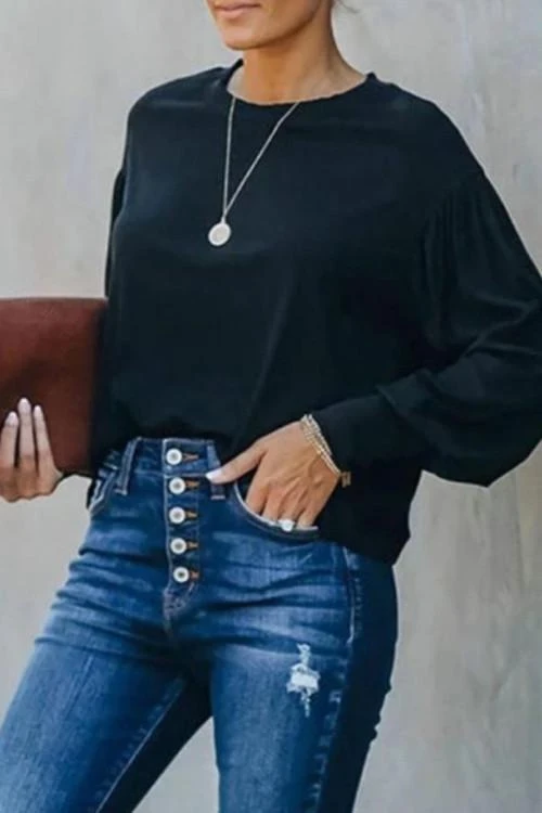 Дамска блуза с дълъг ръкав