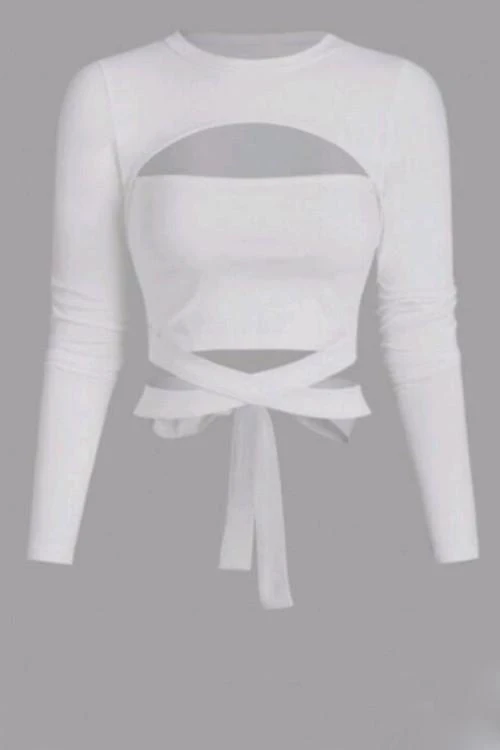 Дамска блуза с ефектен дизайн