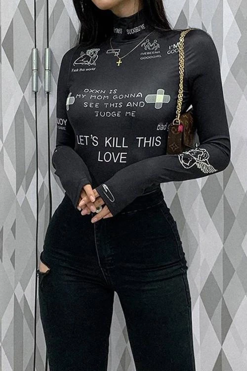 Дамско боди с дълъг ръкав