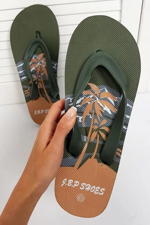 Мъжки джапанки с десен