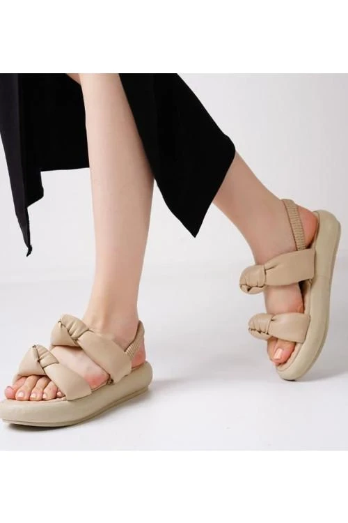 Дамски сандали с ефектен дизайн