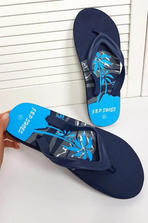 Мъжки джапанки с десен