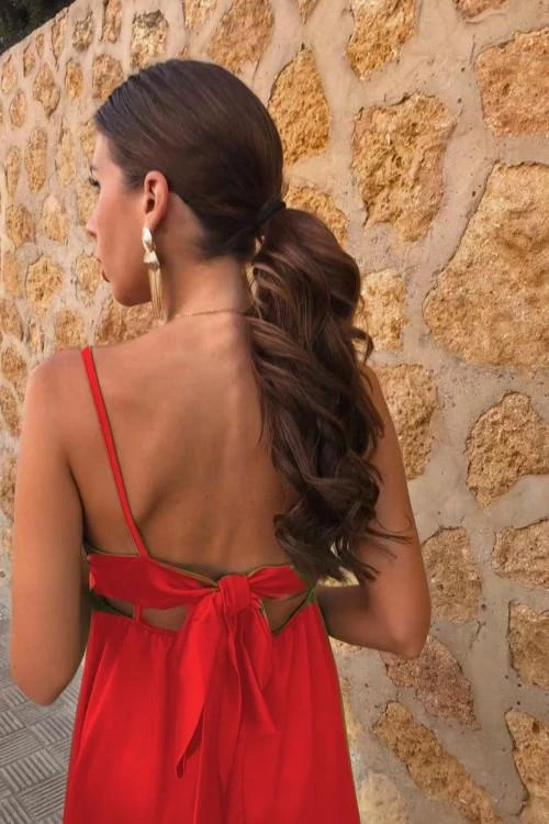 Rochie de dama cu bretele subtiri